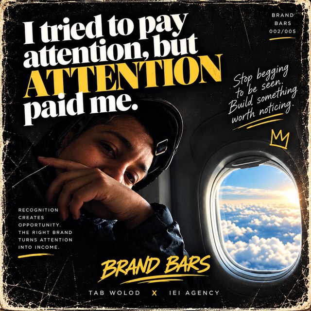 Brand Bars Attention paid me.